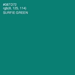 #087D72 - Surfie Green Color Image